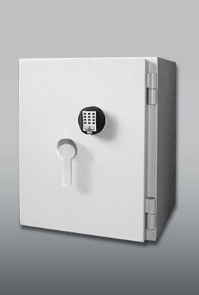 Kleiner Tresor in RAL Weiss