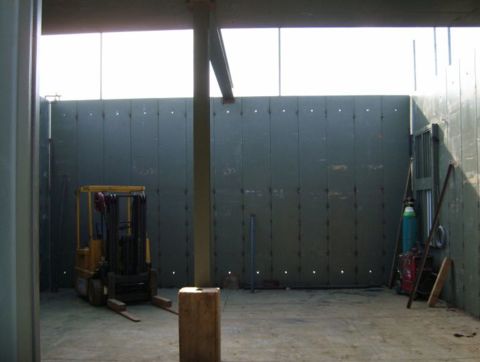 Half open vault from the inside